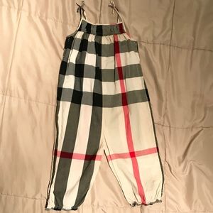 Burberry girl jumpsuit